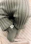 Pepi Knitted Booties - Pistachio