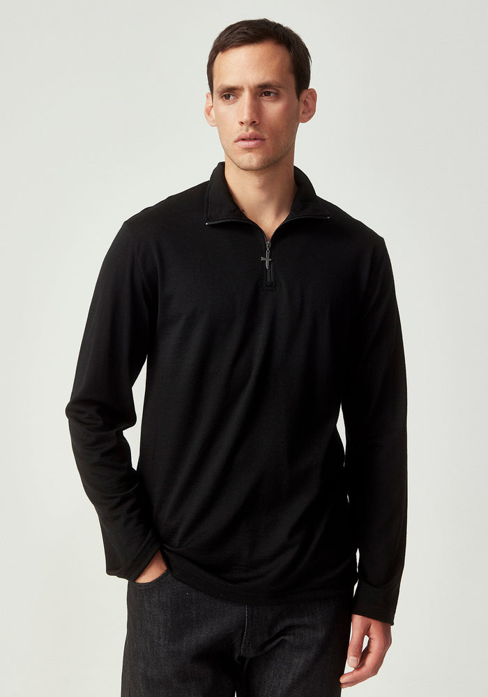 Pua Zip Shirt - Black