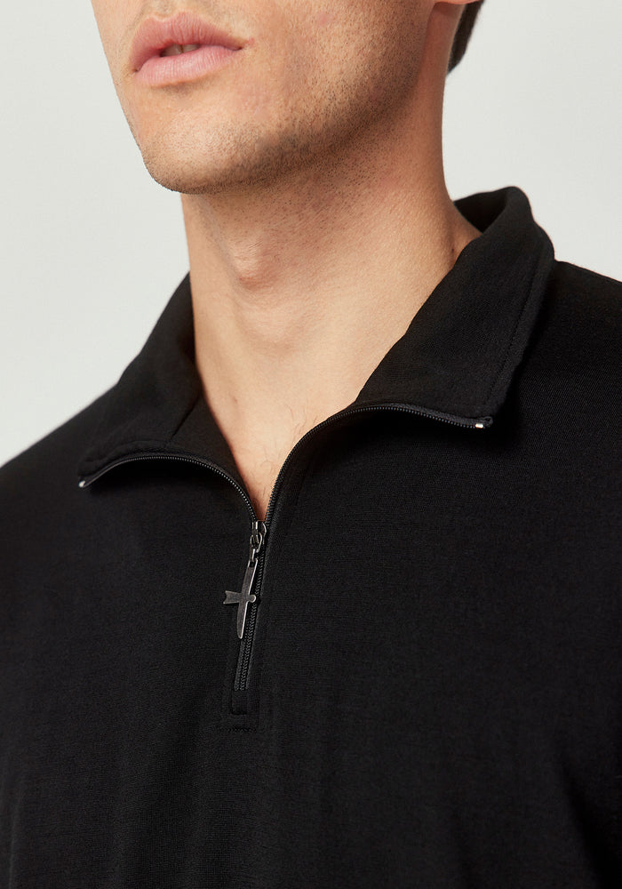 Pua Zip Shirt - Black