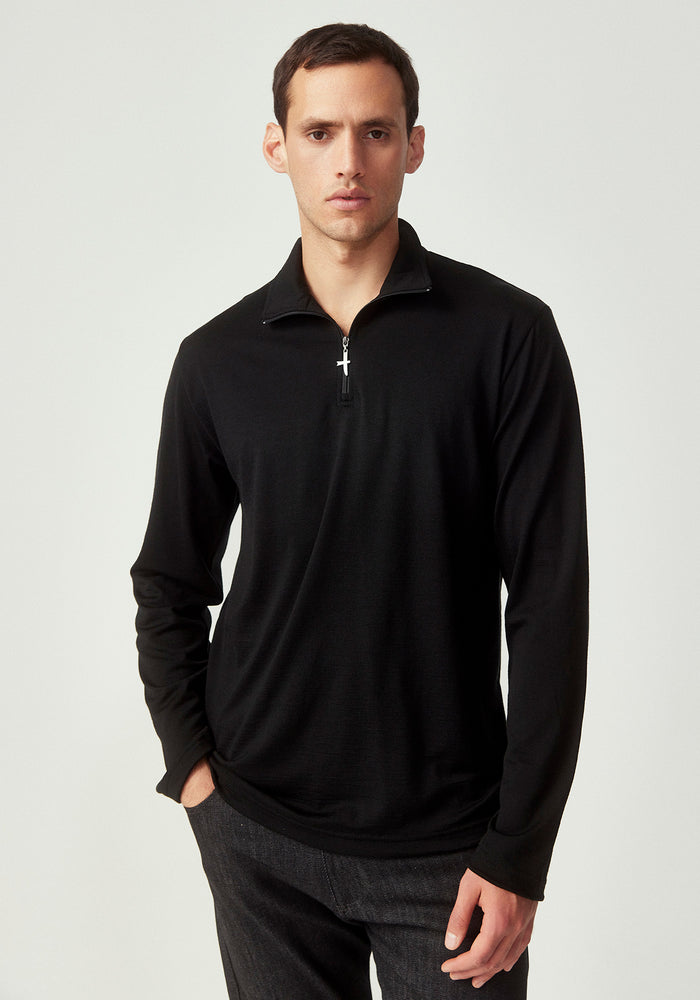 Pua Zip Shirt - Black