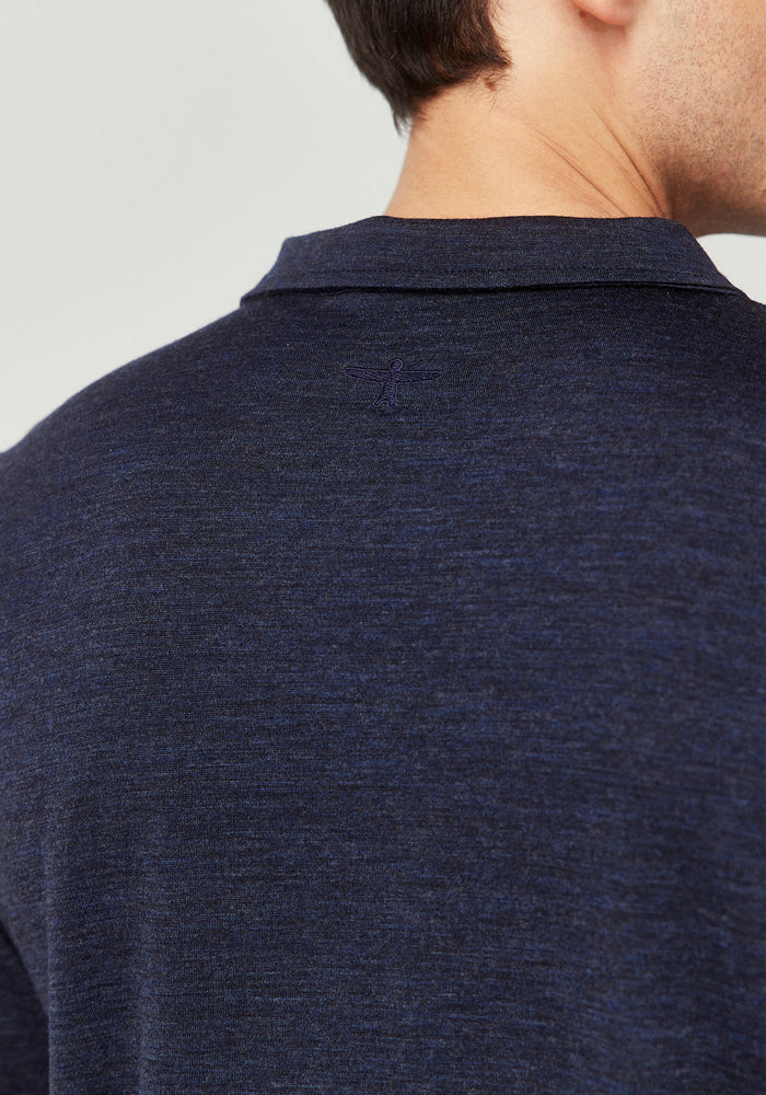 Pua Zip Shirt - Dark Navy