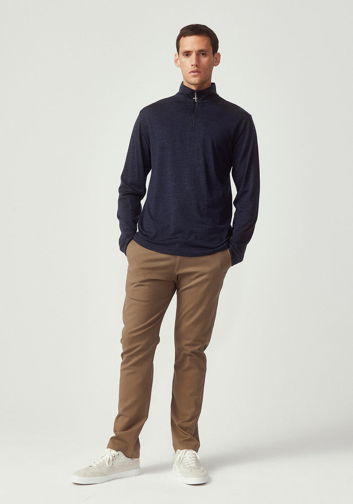 Pua Zip Shirt - Dark Navy