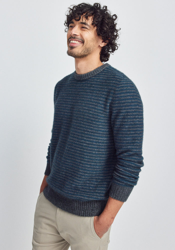 Ranger Sweater - Deep Teal/Slate