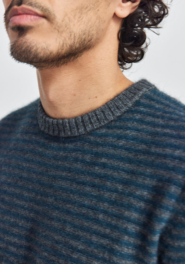 Ranger Sweater - Deep Teal/Slate
