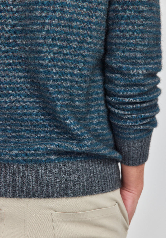 Ranger Sweater - Deep Teal/Slate