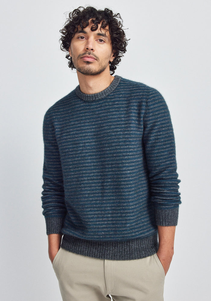 Ranger Sweater - Deep Teal/Slate