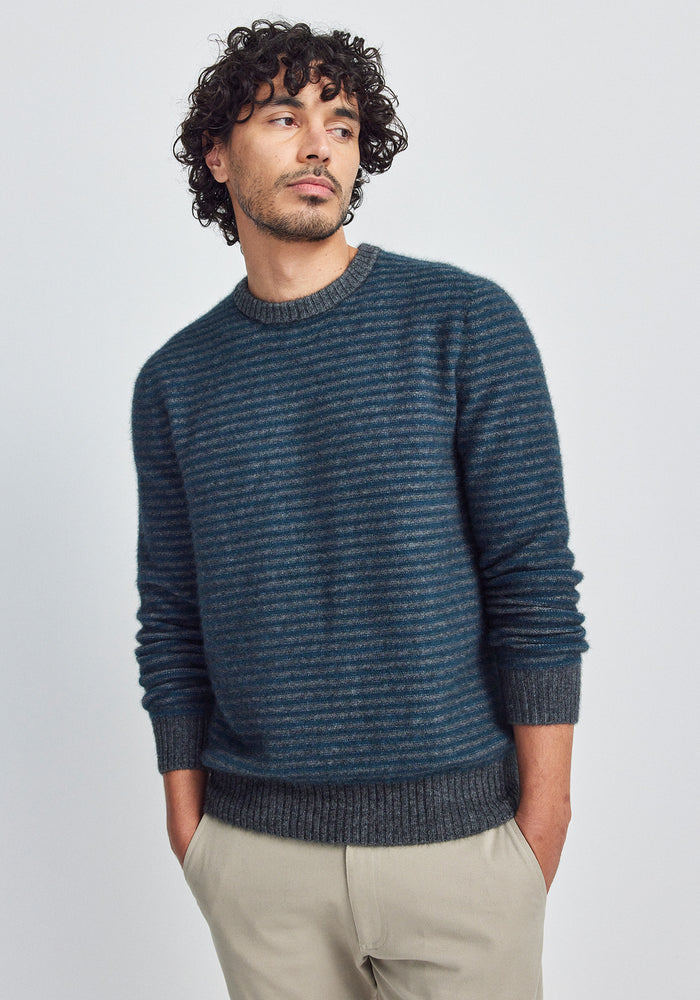 Ranger Sweater - Deep Teal/Slate