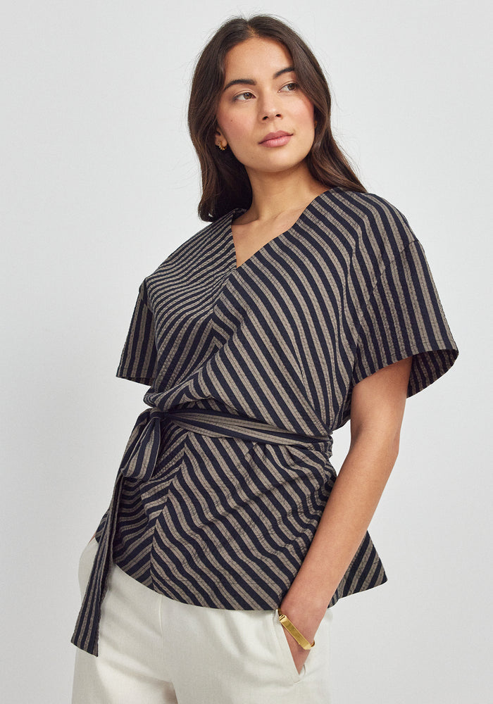 Remain Top - Bark Stripe