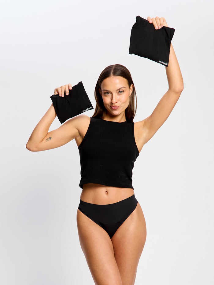 Reusable Waterproof Bag Medium Black