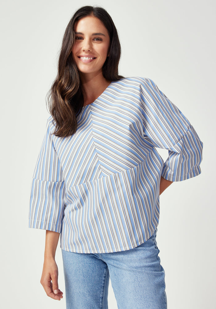 Sara Top - Valley Stripe