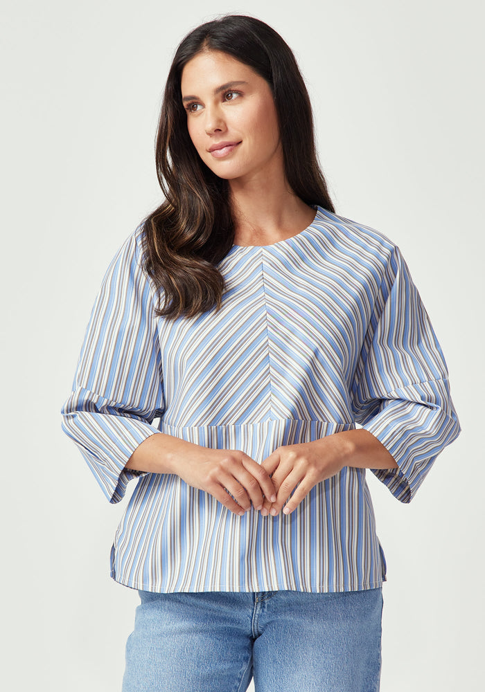 Sara Top - Valley Stripe