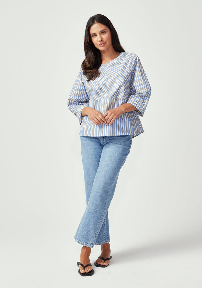 Sara Top - Valley Stripe