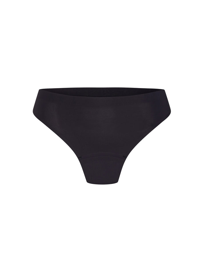 Seamfree Thong Light Black