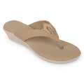 Senorita AGL-213 Beige Casual Slip on Slippers for Women by Liberty