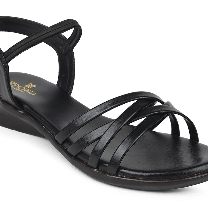 Senorita Black Casual Sandal For Women JFL-39