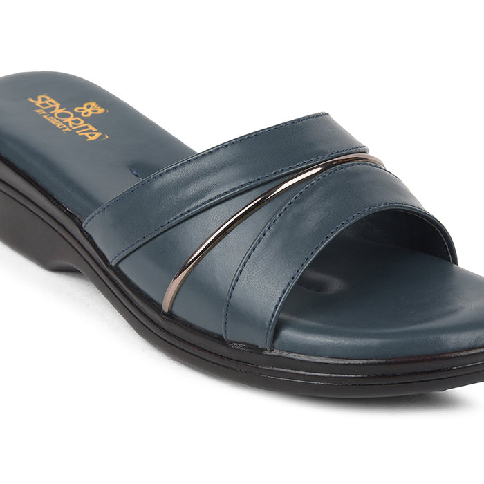 Senorita Blue Casual Sandal For Women LNF-3