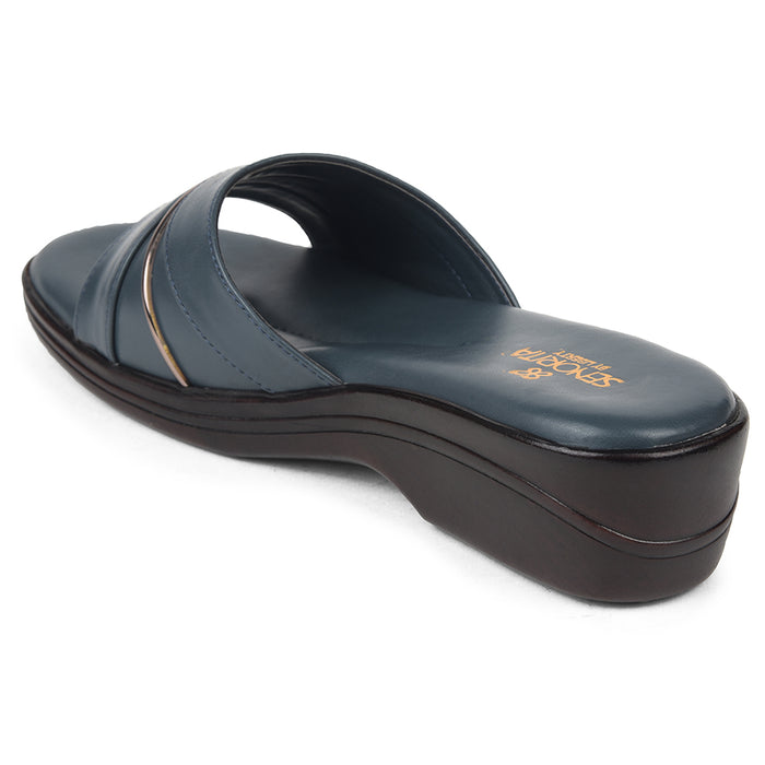 Senorita Blue Casual Sandal For Women LNF-3