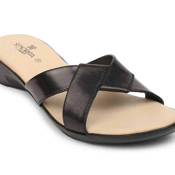 Senorita Brown Casual Slipper For Women AGL-113P
