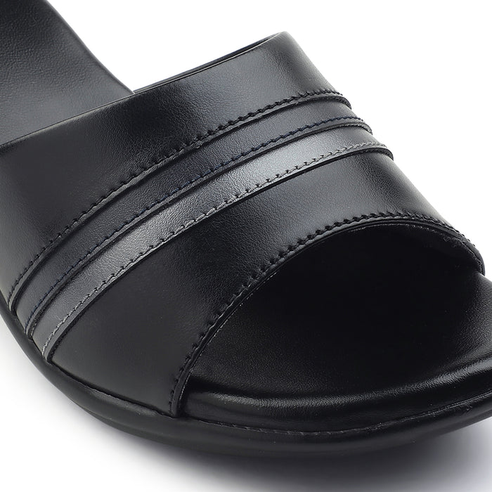 Senorita Casual Black Sandal For Women JFL-62E By Liberty