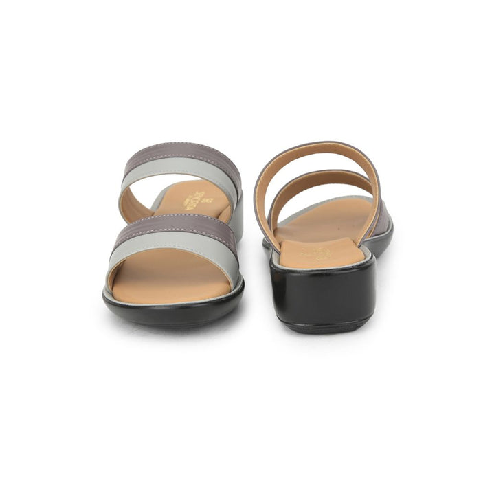 Senorita Casual Slippers For Ladies (Grey) DZL-87 By Liberty