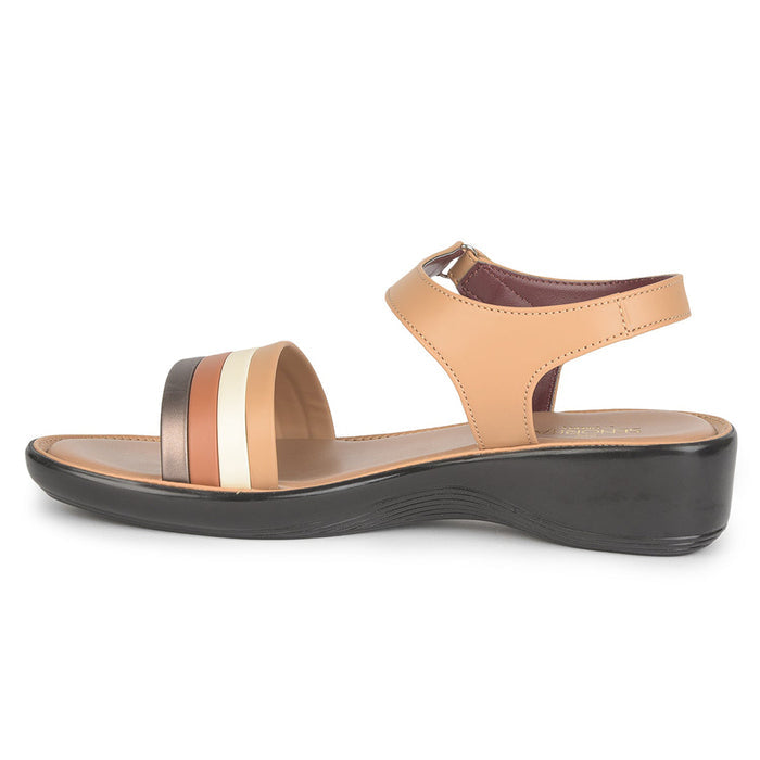 Senorita Casual (Tan) Sandals For Women DZL-81 By Liberty