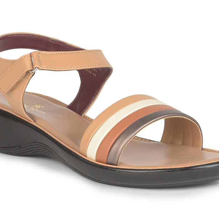 Senorita Casual (Tan) Sandals For Women DZL-81 By Liberty
