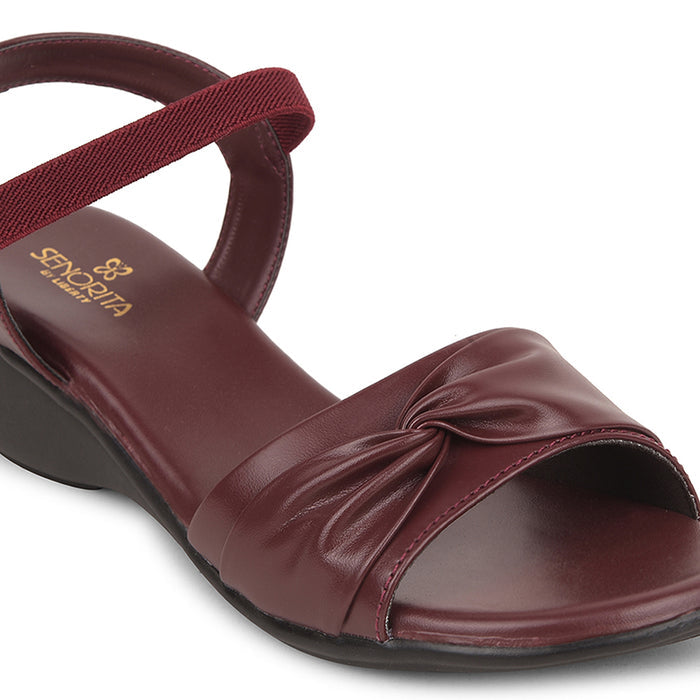 Senorita Cherry Casual Wedge Heel Sandal For Women JFL-36 By Liberty