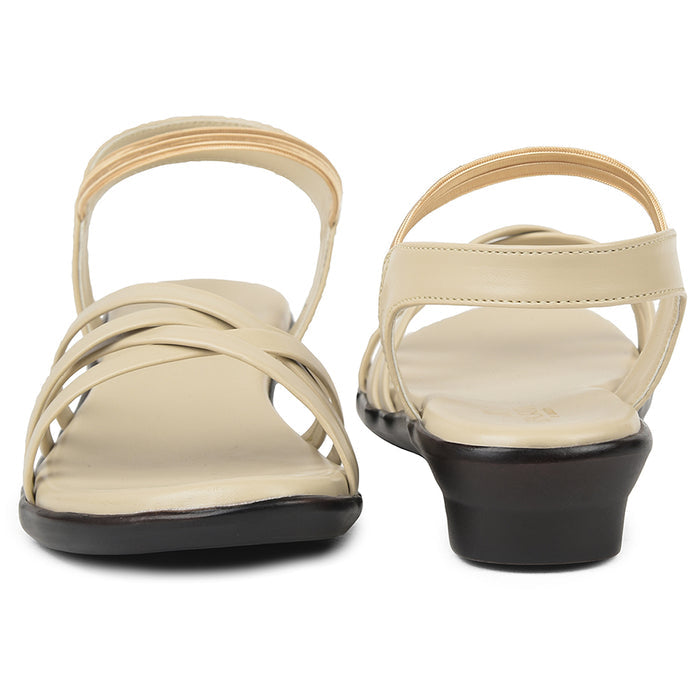 Senorita Cream Casual Sandal For Women JFL-39