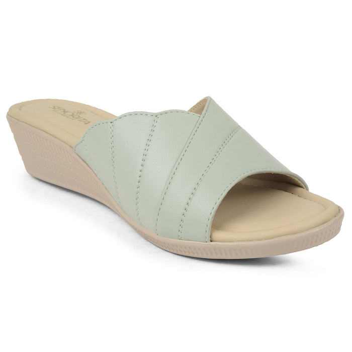 Senorita Sea Green Casual Sandal For Women AFL-2 By Liberty