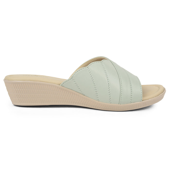Senorita Sea Green Casual Sandal For Women AFL-2