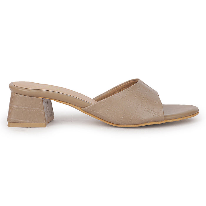 Senorita STACO180 Peach Casual Sandal  Block Heel Sandal for Women by Liberty