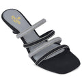 Senorita Sty 180E Black Casual Heeled Slippers For Women By Liberty
