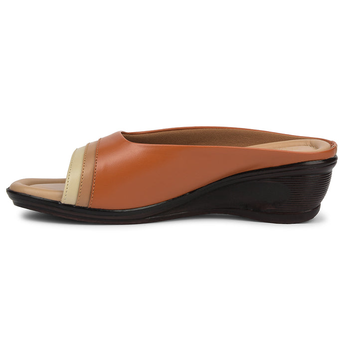 Senorita Tan Casual Heel Sandal For Women J322 32 By Liberty