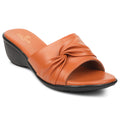 Senorita Tan Casual Wedge Heel Sandal For Women JFL-37 By Liberty