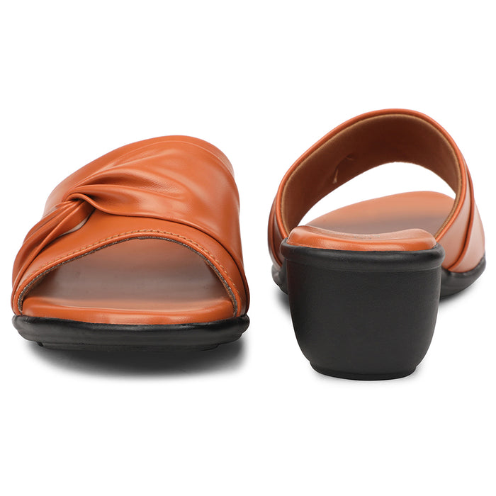 Senorita Tan Casual Wedge Heel Sandal For Women JFL-37