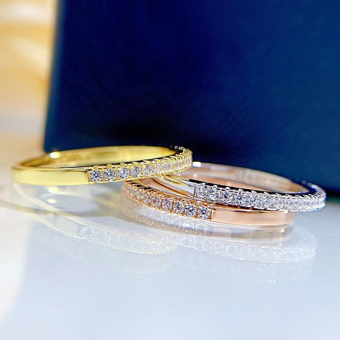 Simple 925 Sterling Silver Stackable Ring