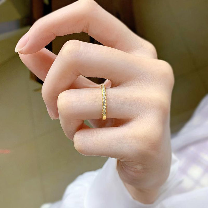 Simple 925 Sterling Silver Stackable Ring