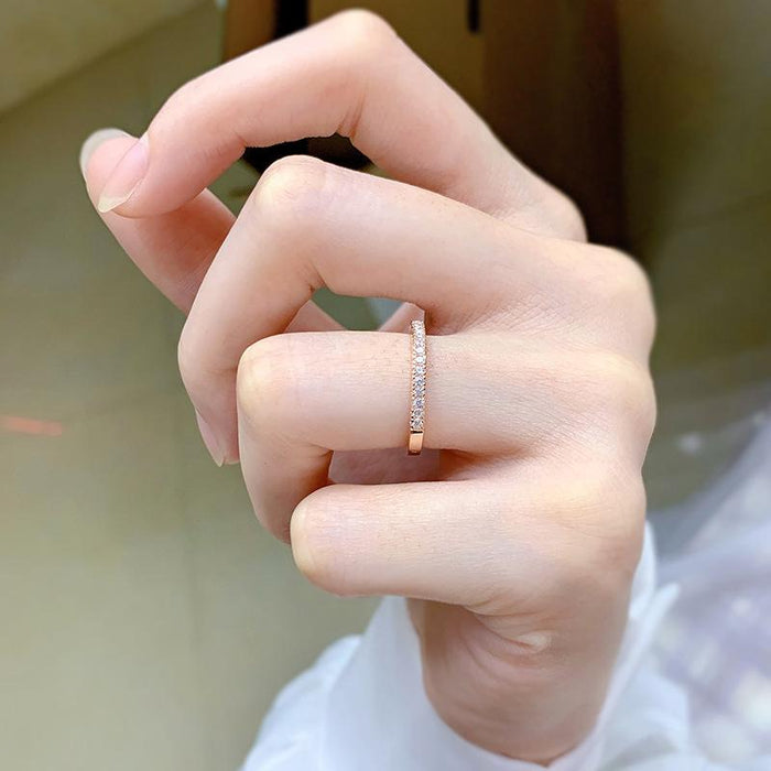 Simple 925 Sterling Silver Stackable Ring