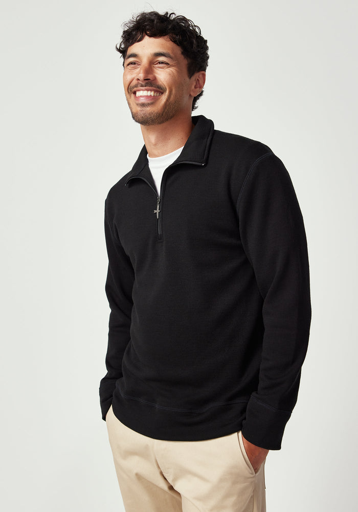 Sport Half Zip - Black