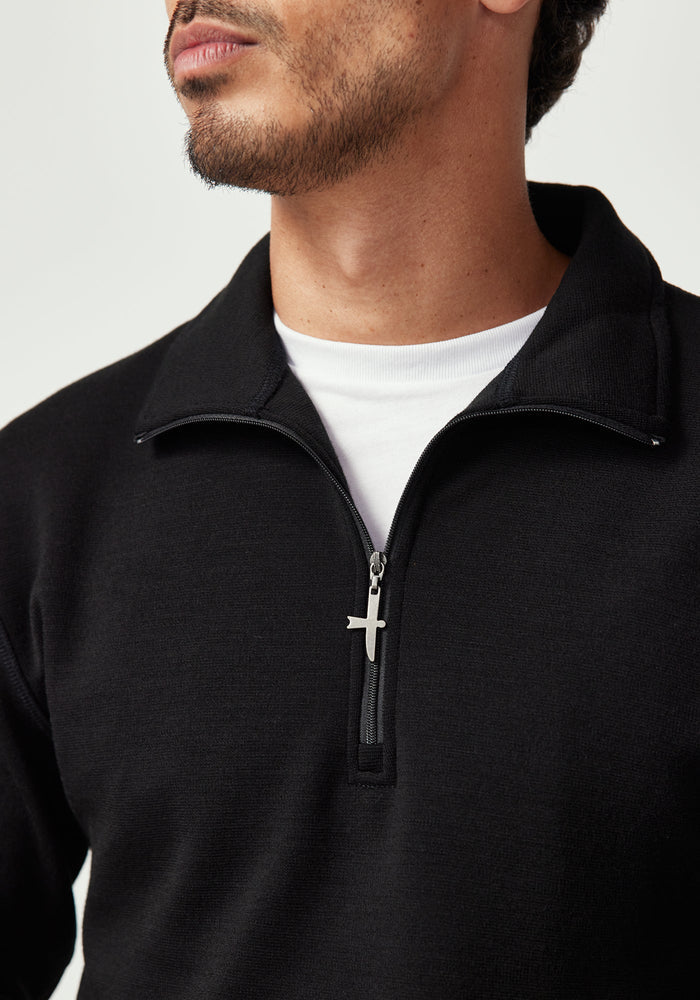 Sport Half Zip - Black