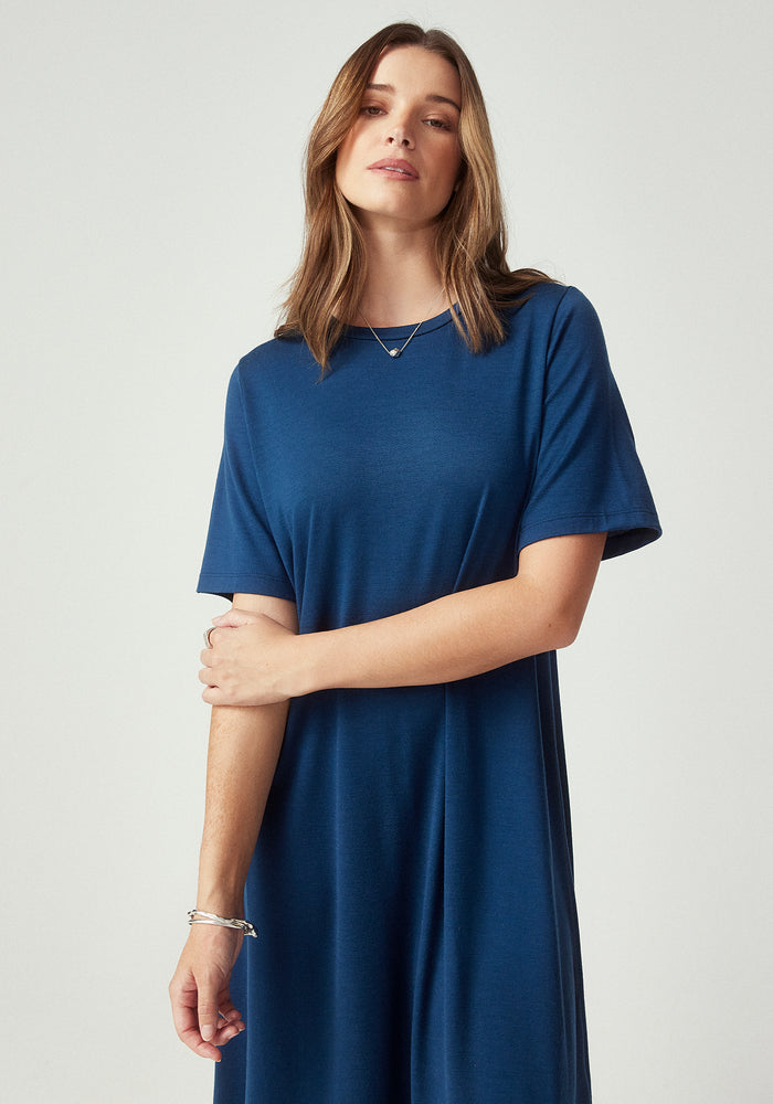 Stella Dress - Deep Lake