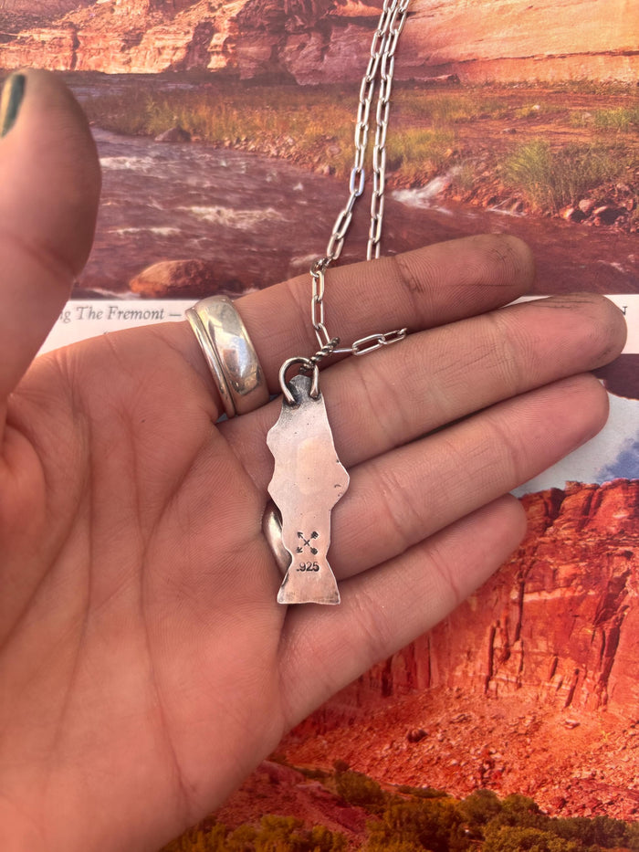 ✙ Sterling Silver Trout Pendant