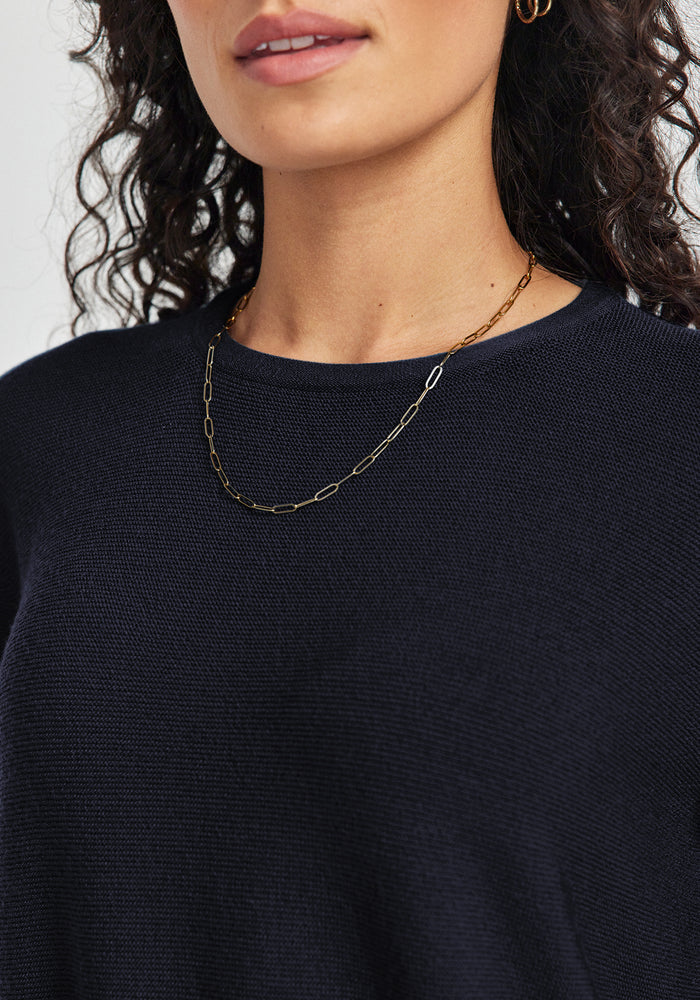 Stitch Sweater - Deep Blue