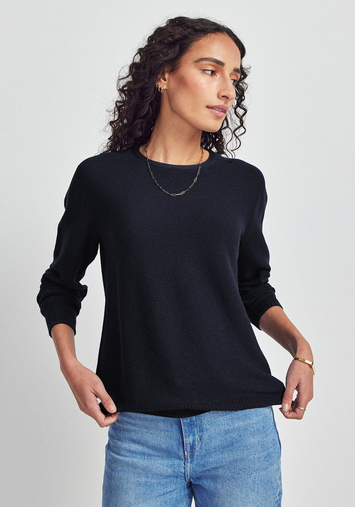 Stitch Sweater - Deep Blue