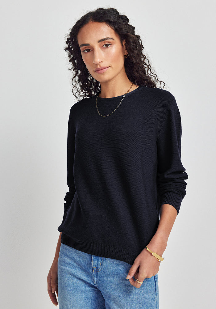 Stitch Sweater - Deep Blue