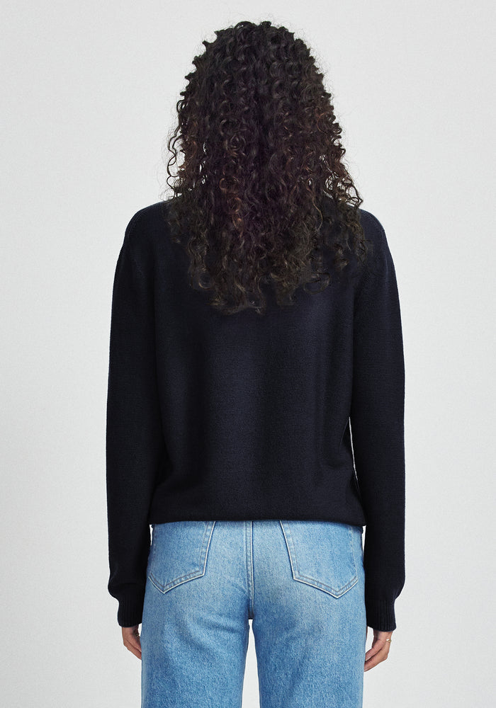 Stitch Sweater - Deep Blue