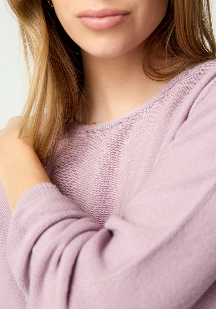 Stitch Sweater - Lilac Dust