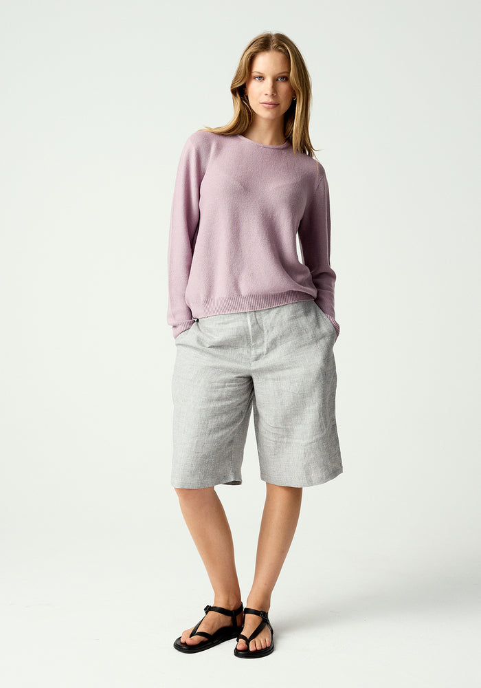 Stitch Sweater - Lilac Dust
