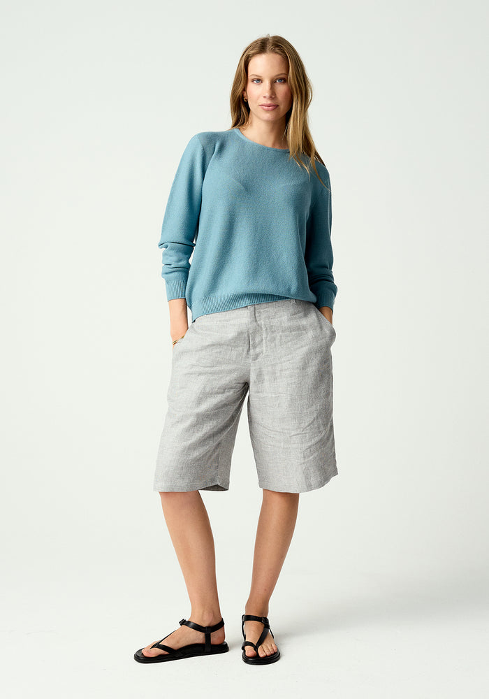 Stitch Sweater - Seafoam