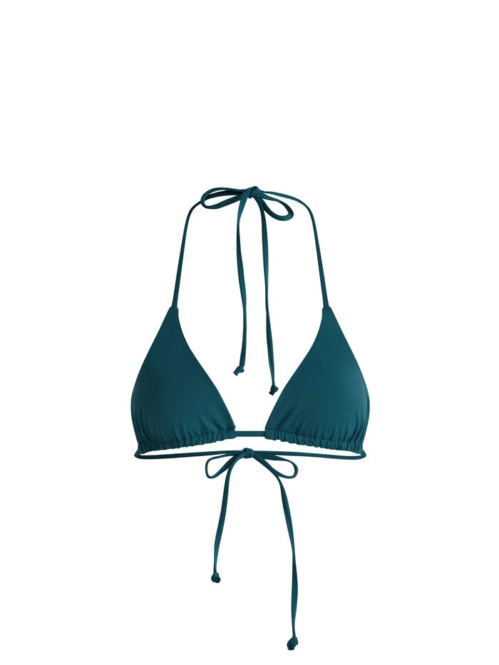 Swimwear Triangle Bikini Top Deep Teal